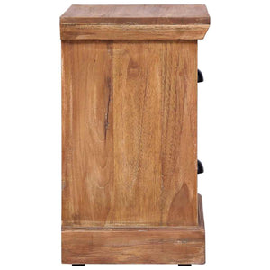 Κομοδίνο 40 x 30 x 50 εκ. από Μασίφ Ξύλο Teak