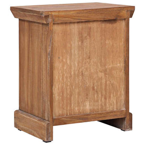 Κομοδίνο 40 x 30 x 50 εκ. από Μασίφ Ξύλο Teak
