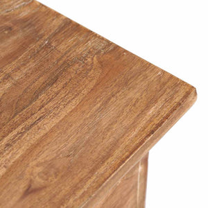 Κομοδίνο 40 x 30 x 50 εκ. από Μασίφ Ξύλο Teak