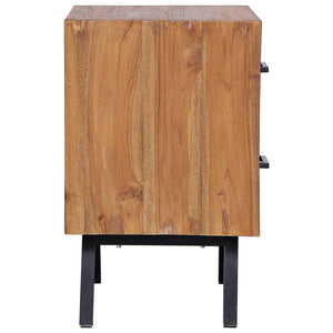 Κομοδίνο 40 x 35 x 55 εκ. από Μασίφ Ξύλο Teak