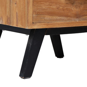 Κομοδίνο 40 x 35 x 55 εκ. από Μασίφ Ξύλο Teak