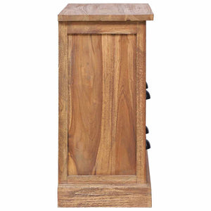 Συρταριέρα με Ράφι 60 x 30 x 60 εκ. από Μασίφ Ξύλο Teak - PAKOBAZAAR