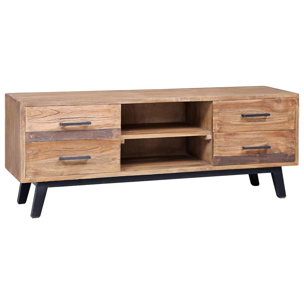 Έπιπλο Τηλεόρασης 120 x 30 x 45 εκ. από Μασίφ Ξύλο Teak - Pakobazaar