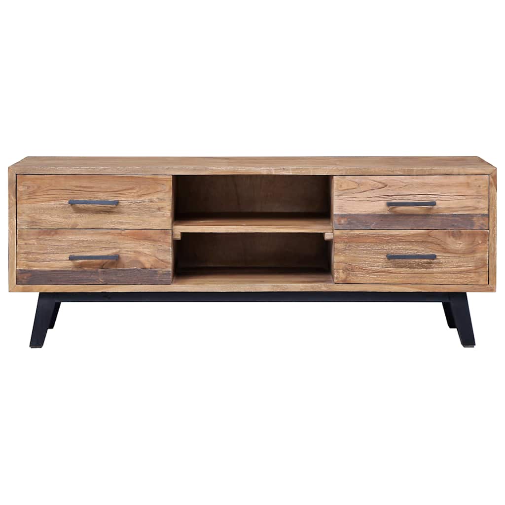 Έπιπλο Τηλεόρασης 120 x 30 x 45 εκ. από Μασίφ Ξύλο Teak - Pakobazaar