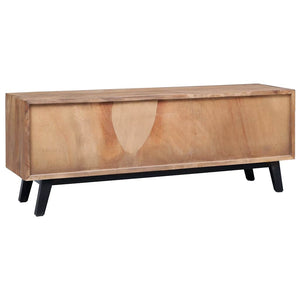 Έπιπλο Τηλεόρασης 120 x 30 x 45 εκ. από Μασίφ Ξύλο Teak - Pakobazaar