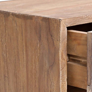 Έπιπλο Τηλεόρασης 120 x 30 x 45 εκ. από Μασίφ Ξύλο Teak - Pakobazaar