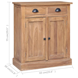 Βοηθητικό Ντουλάπι 65 x 30 x 75 εκ. από Μασίφ Ξύλο Teak