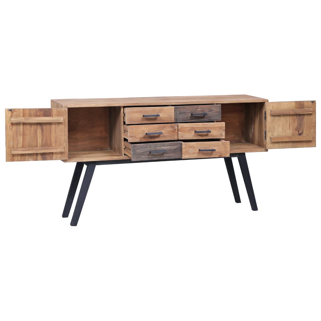 Μπουφές 110x30x75 εκ. από Μασίφ Ξύλο Teak - Pakobazaar