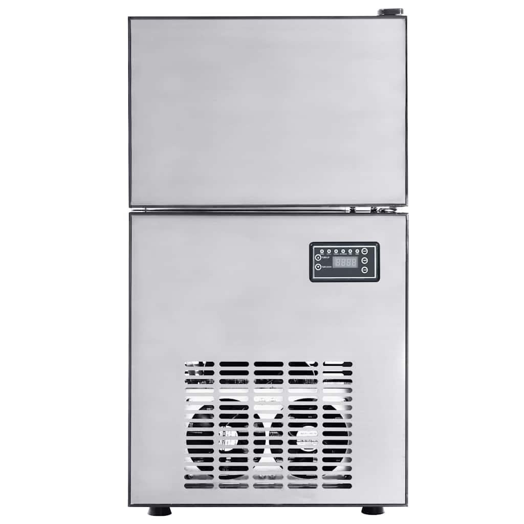 Μηχάνημα πάγου σε κύβους με πόρτα Ασημί 43 x 40 x 71 εκ. - Pakobazaar