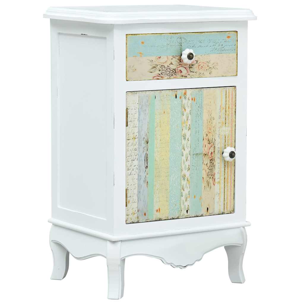 Κομοδίνο Λευκό 43 x 30 x 62 εκ. από MDF - Pakobazaar