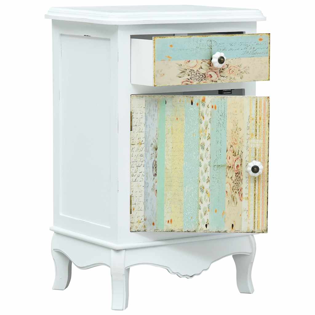 Κομοδίνο Λευκό 43 x 30 x 62 εκ. από MDF - Pakobazaar