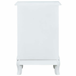 Κομοδίνο Λευκό 43 x 30 x 62 εκ. από MDF - Pakobazaar