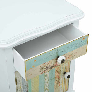 Κομοδίνο Λευκό 43 x 30 x 62 εκ. από MDF - Pakobazaar