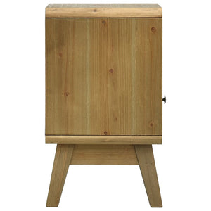 Κομοδίνο Καφέ 37 x 30 x 51 εκ. Ξύλινο - Pakobazaar