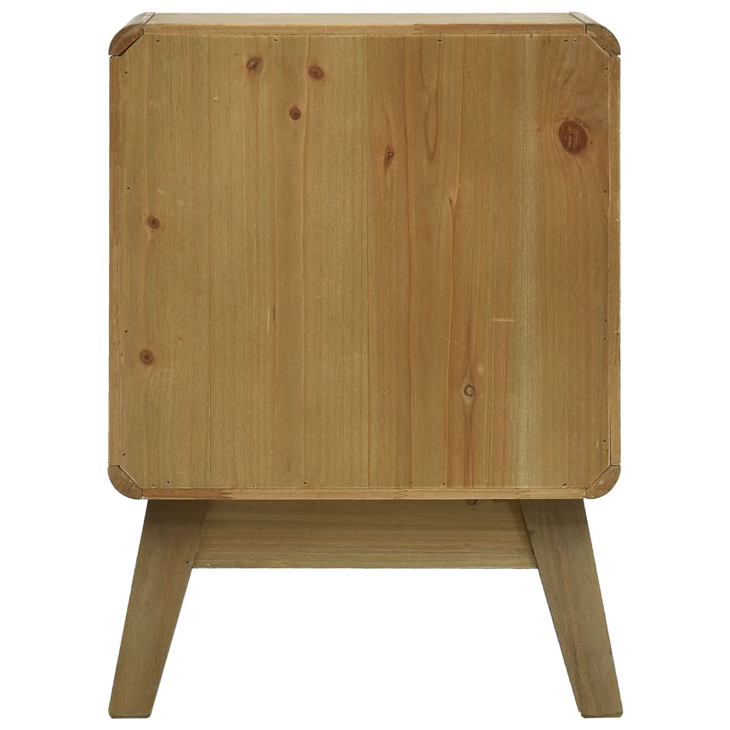 Κομοδίνο Καφέ 37 x 30 x 51 εκ. Ξύλινο - Pakobazaar