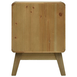 Κομοδίνο Καφέ 37 x 30 x 51 εκ. Ξύλινο - Pakobazaar