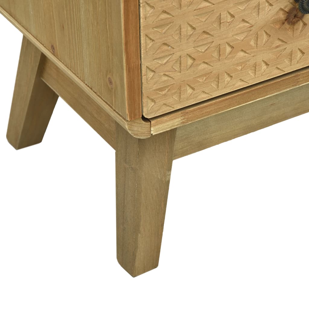 Κομοδίνο Καφέ 37 x 30 x 51 εκ. Ξύλινο - Pakobazaar