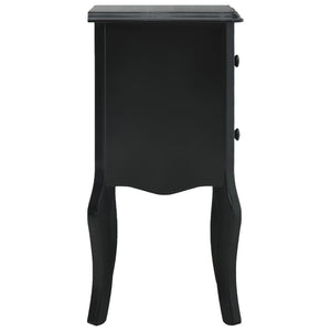 Κομοδίνο Μαύρο 43 x 32 x 65 εκ. από MDF - Pakobazaar