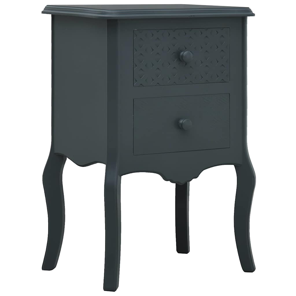 Κομοδίνο Γκρι 43 x 32 x 65 εκ. από MDF