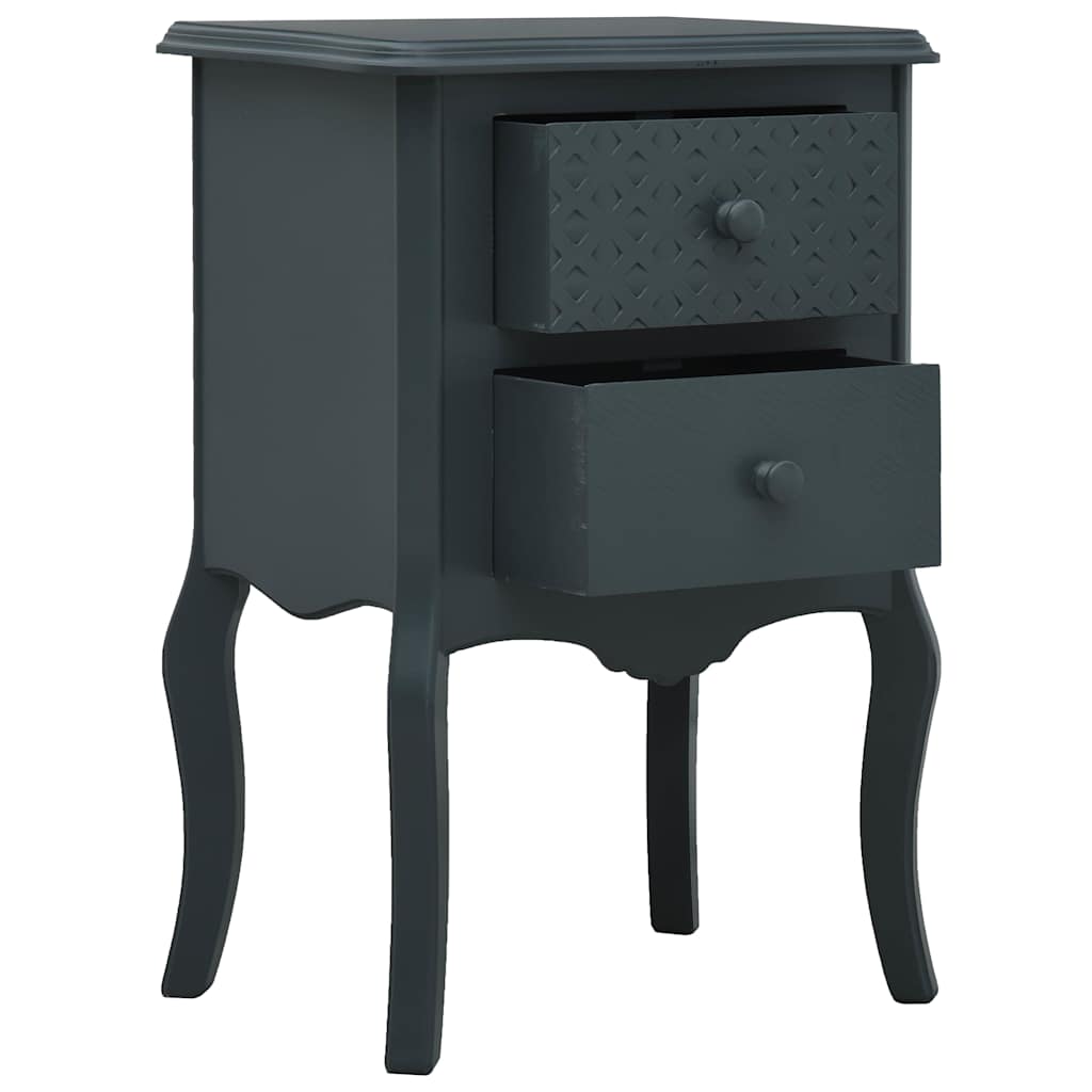 Κομοδίνο Γκρι 43 x 32 x 65 εκ. από MDF