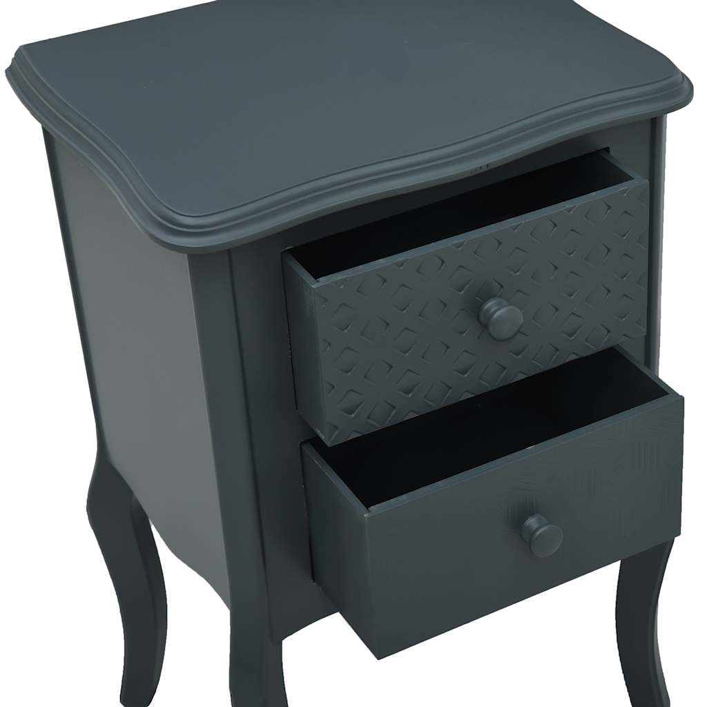 Κομοδίνο Γκρι 43 x 32 x 65 εκ. από MDF