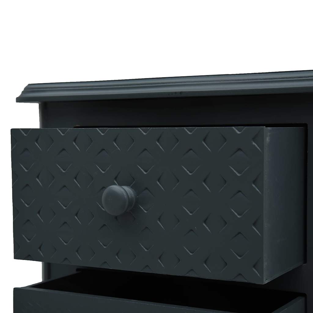 Κομοδίνο Γκρι 43 x 32 x 65 εκ. από MDF