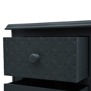 Κομοδίνο Γκρι 43 x 32 x 65 εκ. από MDF