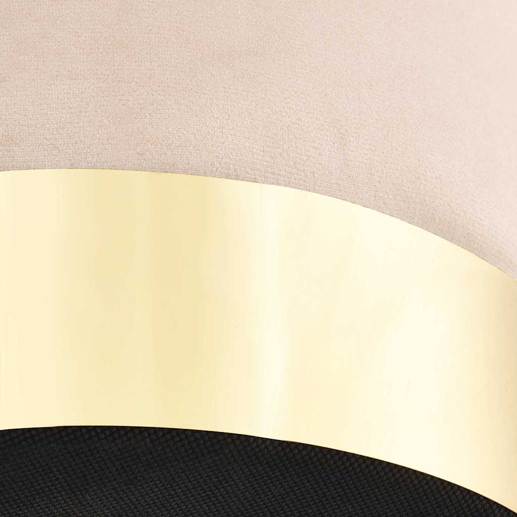 Σκαμπό Βερικοκί / Χρυσό Βελούδινο 28 x 36 cm - PAKOBAZAAR