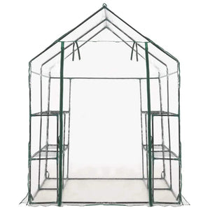 Θερμοκήπιο με 8 Ράφια 143 x 143 x 195 εκ. - Pakobazaar