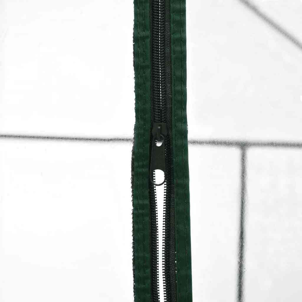 Θερμοκήπιο με 8 Ράφια 143 x 143 x 195 εκ. - Pakobazaar