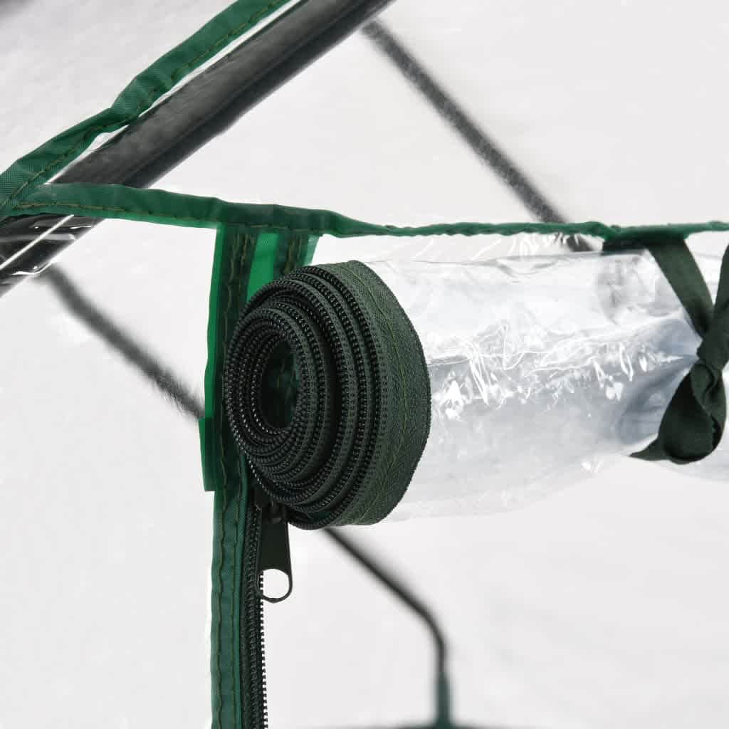 Θερμοκήπιο με 8 Ράφια 143 x 143 x 195 εκ. - Pakobazaar