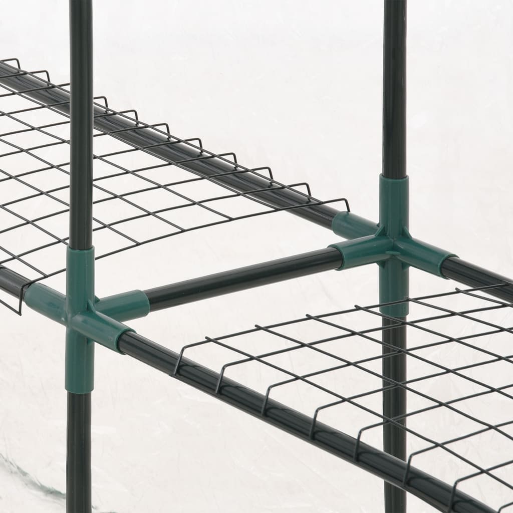 Θερμοκήπιο με 8 Ράφια 143 x 143 x 195 εκ. - Pakobazaar