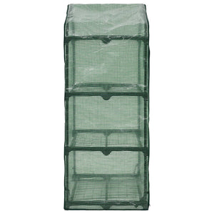 Μίνι Θερμοκήπιο με 3 Ράφια 69 x 49 x 125 εκ. - Pakobazaar