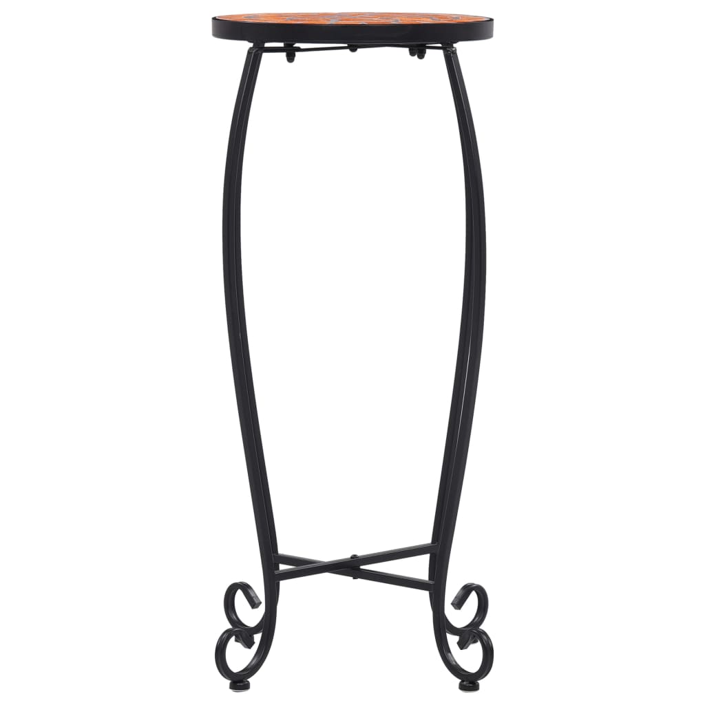 Τραπέζια «Μωσαϊκό» 3 Τεμ. Χρώμα Τερακότα Κεραμικά