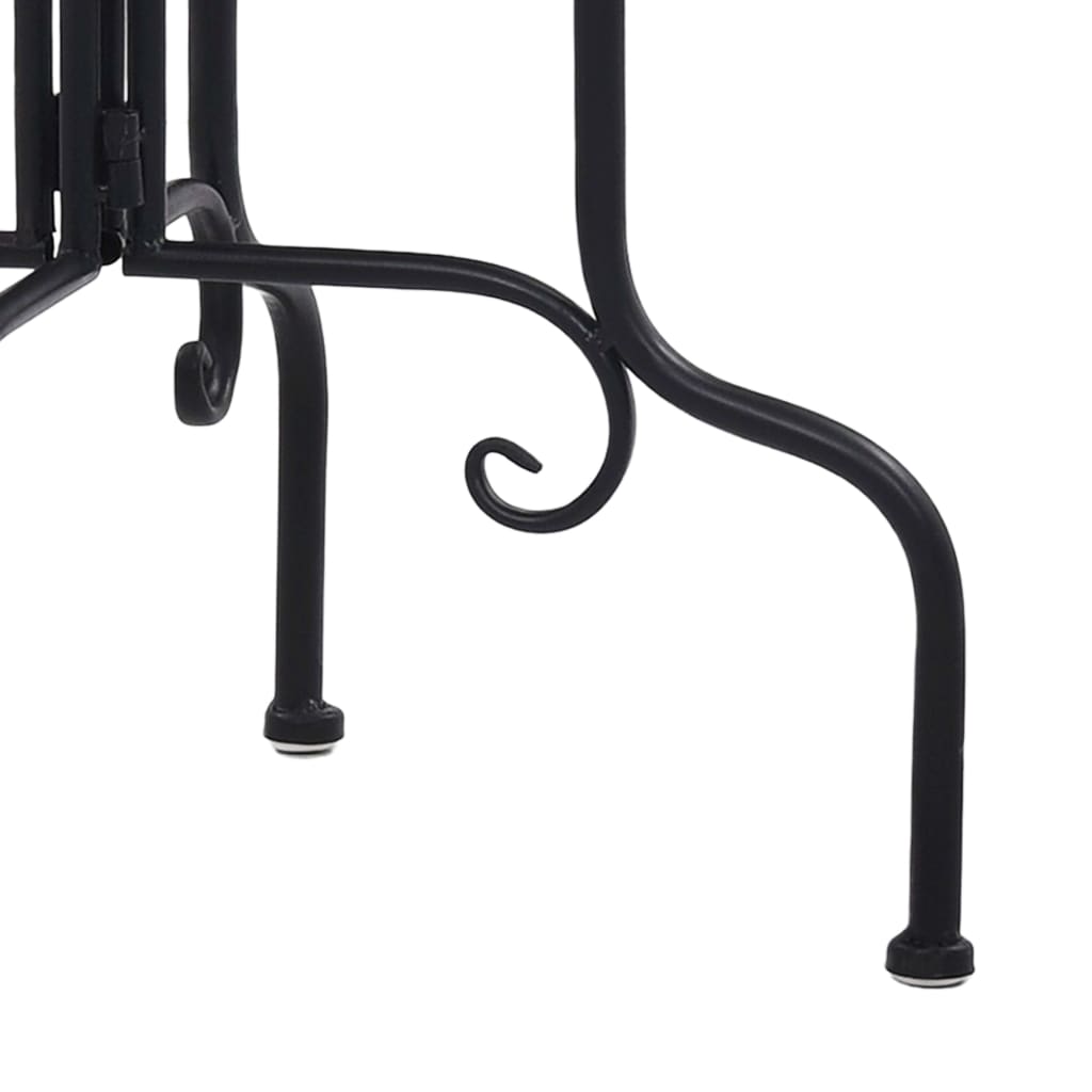 Τραπέζι Βοηθητικό «Μωσαϊκό» Μπλε /Λευκό Κεραμικό