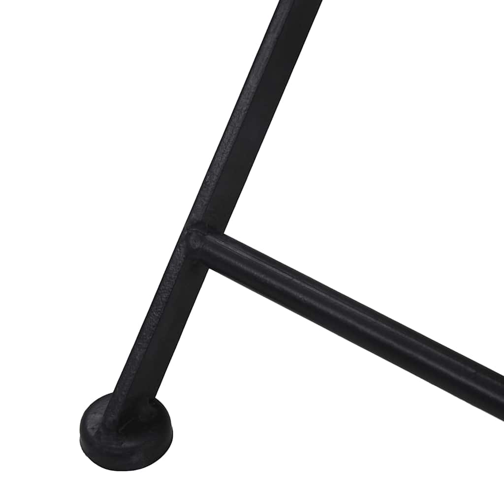 Καρέκλες Bistro «Μωσαϊκό» 2 τεμ. Πορτοκαλί / Γκρι - Pakobazaar