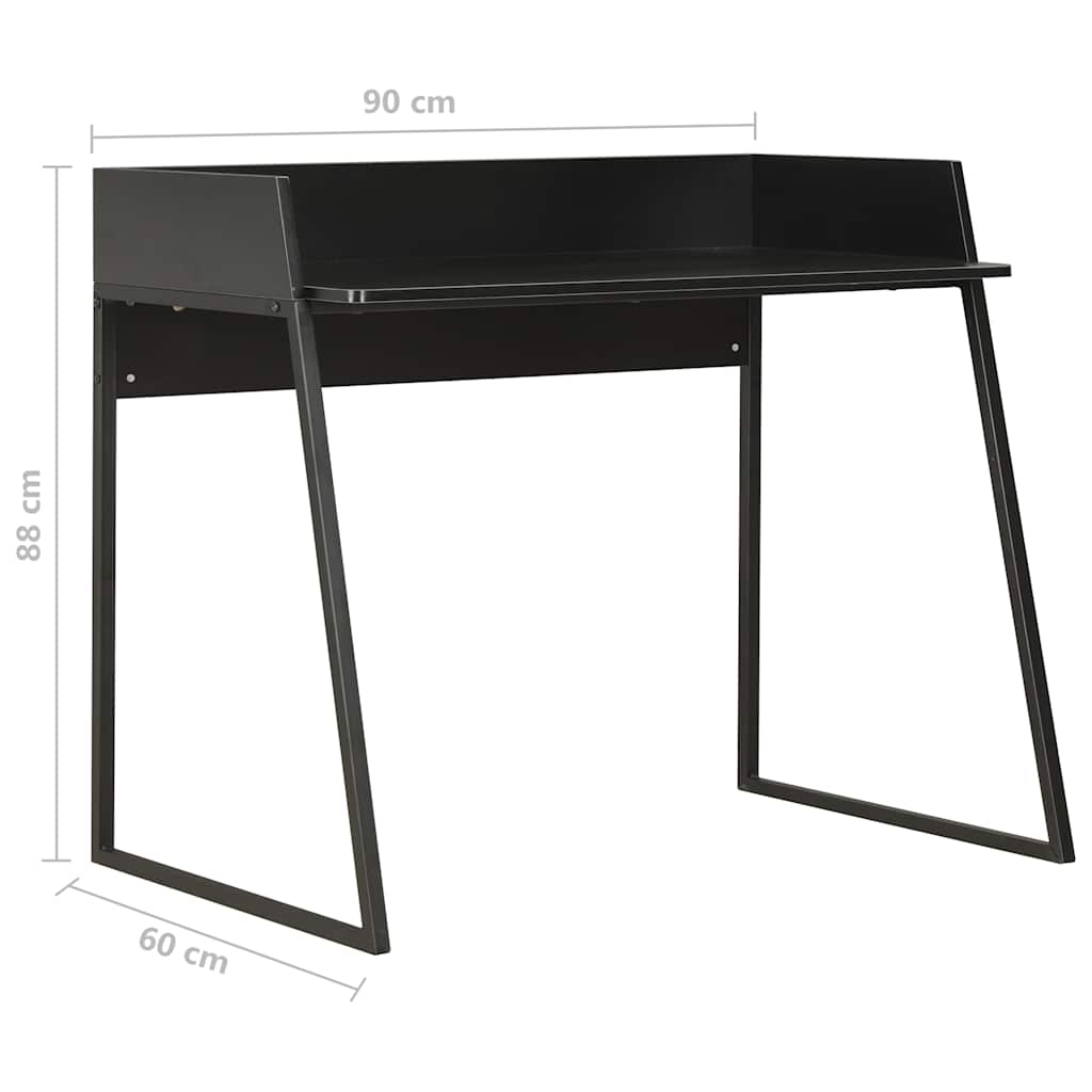 Γραφείο Μαύρο 90 x 60 x 88 εκ.