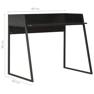 Γραφείο Μαύρο 90 x 60 x 88 εκ.