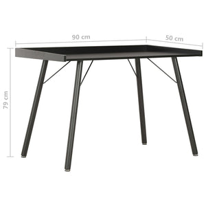 Γραφείο Μαύρο 90 x 50 x 79 εκ. - Pakobazaar