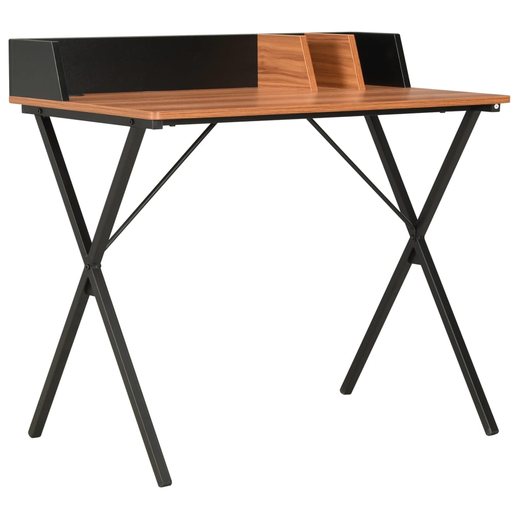 Γραφείο Μαύρο / Καφέ 80 x 50 x 84 εκ. - PAKOBAZAAR