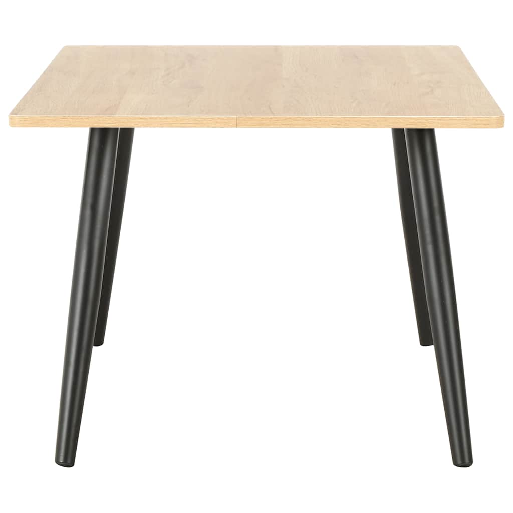 Τραπεζάκι Σαλονιού Μαύρο / Χρώμα Δρυός 120 x 60 x 46 εκ.