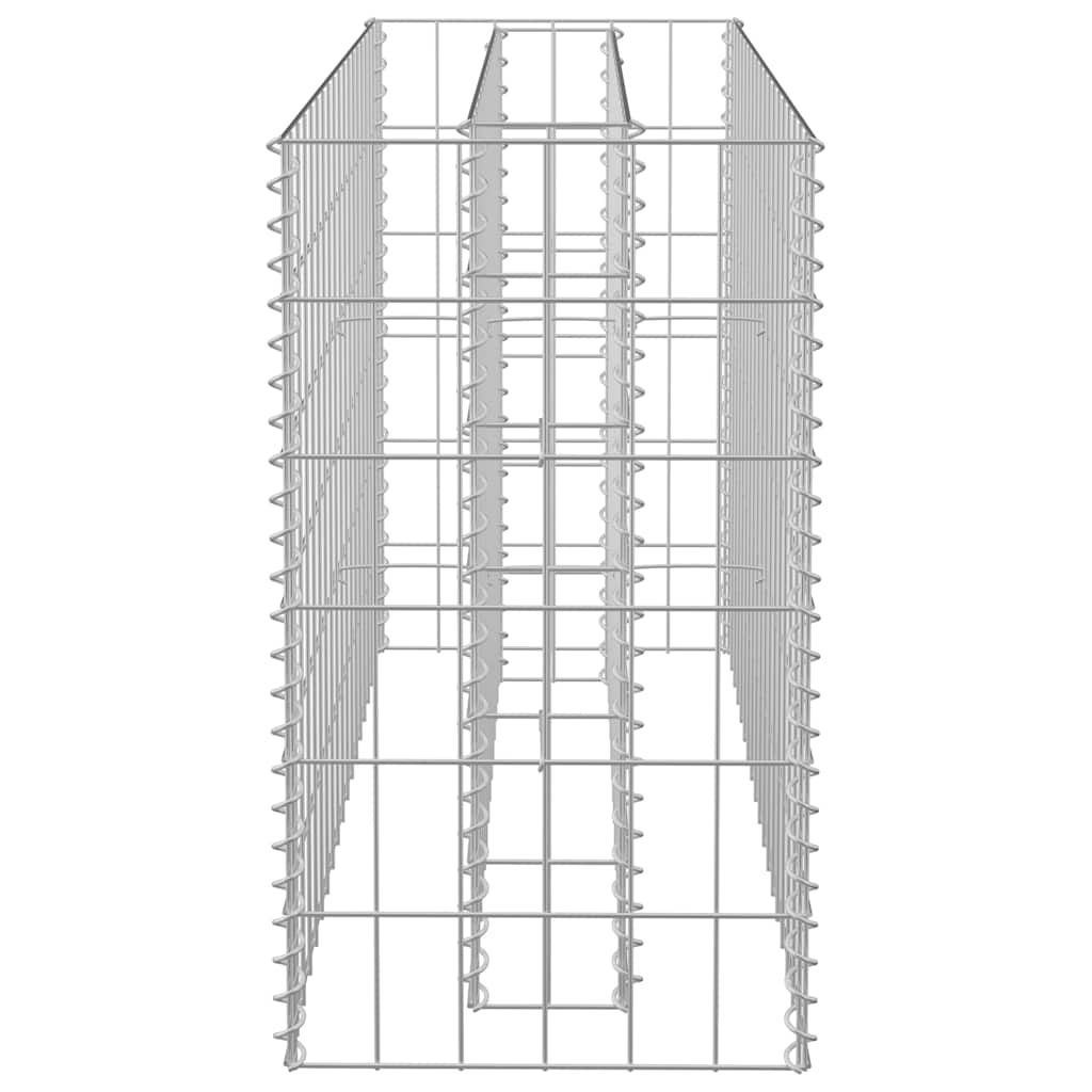 Συρματοκιβώτιο-Γλάστρα Υπερυψωμένη 90x30x60 εκ. Γαλβ. Χάλυβας - PAKOBAZAAR