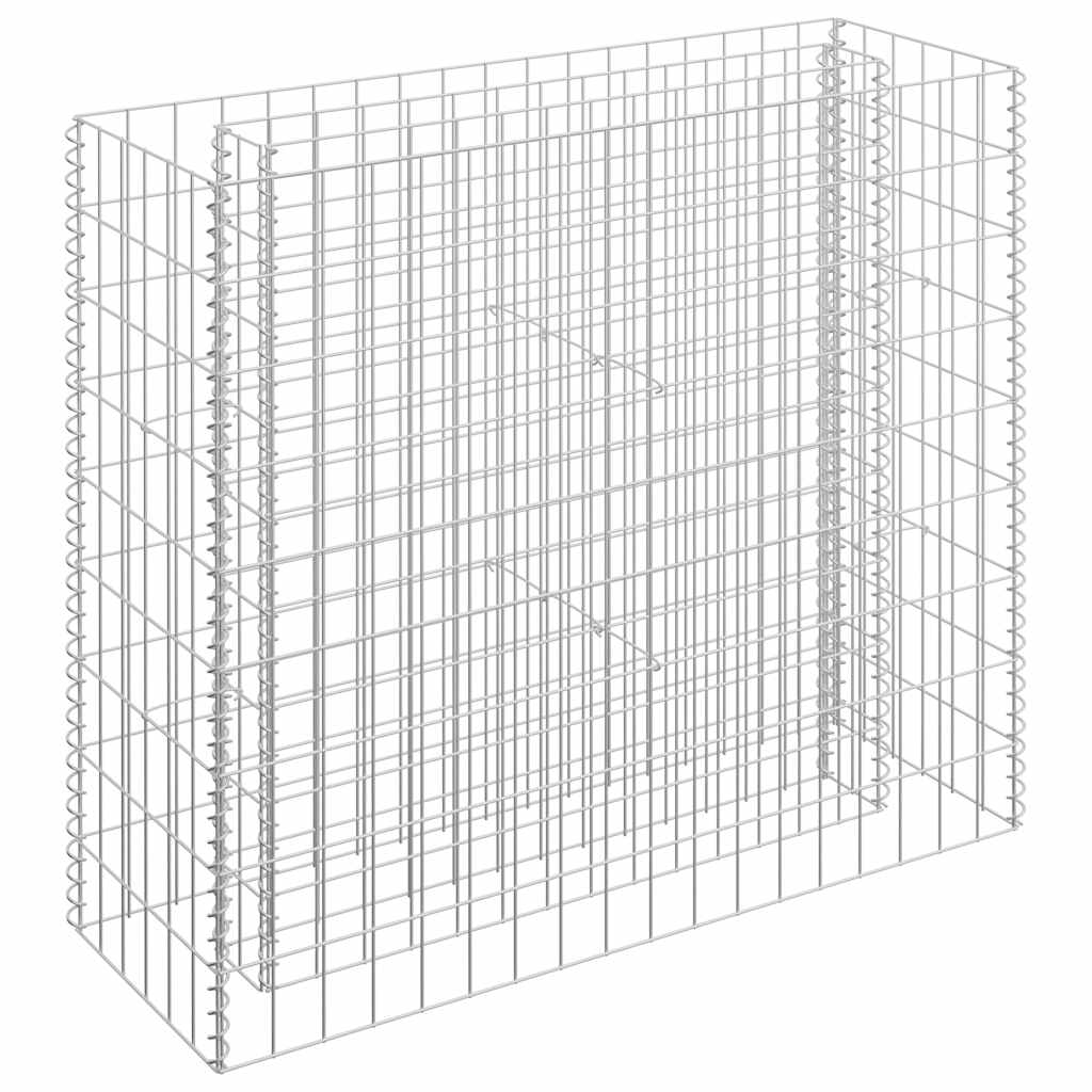 Συρματοκιβώτιο-Γλάστρα Υπερυψωμένη 90x30x90 εκ. Γαλβ. Χάλυβας - PAKOBAZAAR