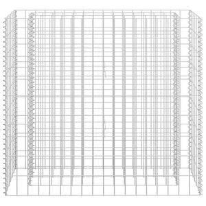 Συρματοκιβώτιο-Γλάστρα Υπερυψωμένη 90x30x90 εκ. Γαλβ. Χάλυβας - PAKOBAZAAR