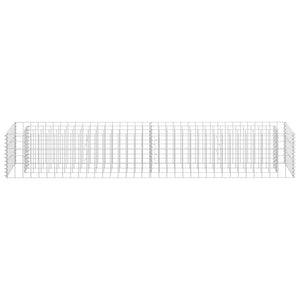 Συρματοκιβώτιο-Γλάστρα Υπερυψωμένη 180x30x30 εκ. Γαλβ. Χάλυβας - PAKOBAZAAR