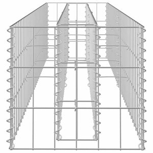 Συρματοκιβώτιο-Γλάστρα Υπερυψωμένη 180x30x30 εκ. Γαλβ. Χάλυβας - PAKOBAZAAR