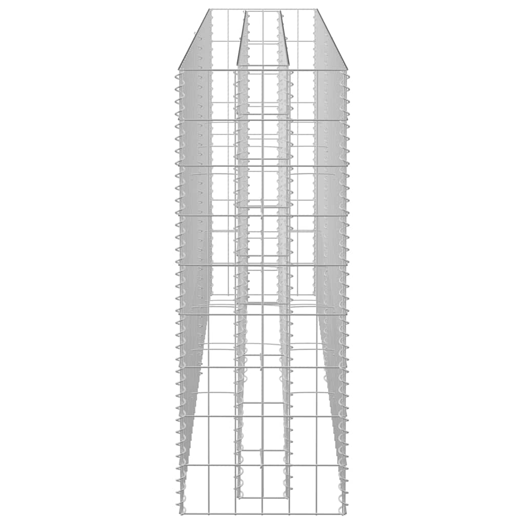 Συρματοκιβώτιο-Γλάστρα Υπερυψωμένη 180x30x90 εκ. Γαλβ. Χάλυβας - PAKOBAZAAR