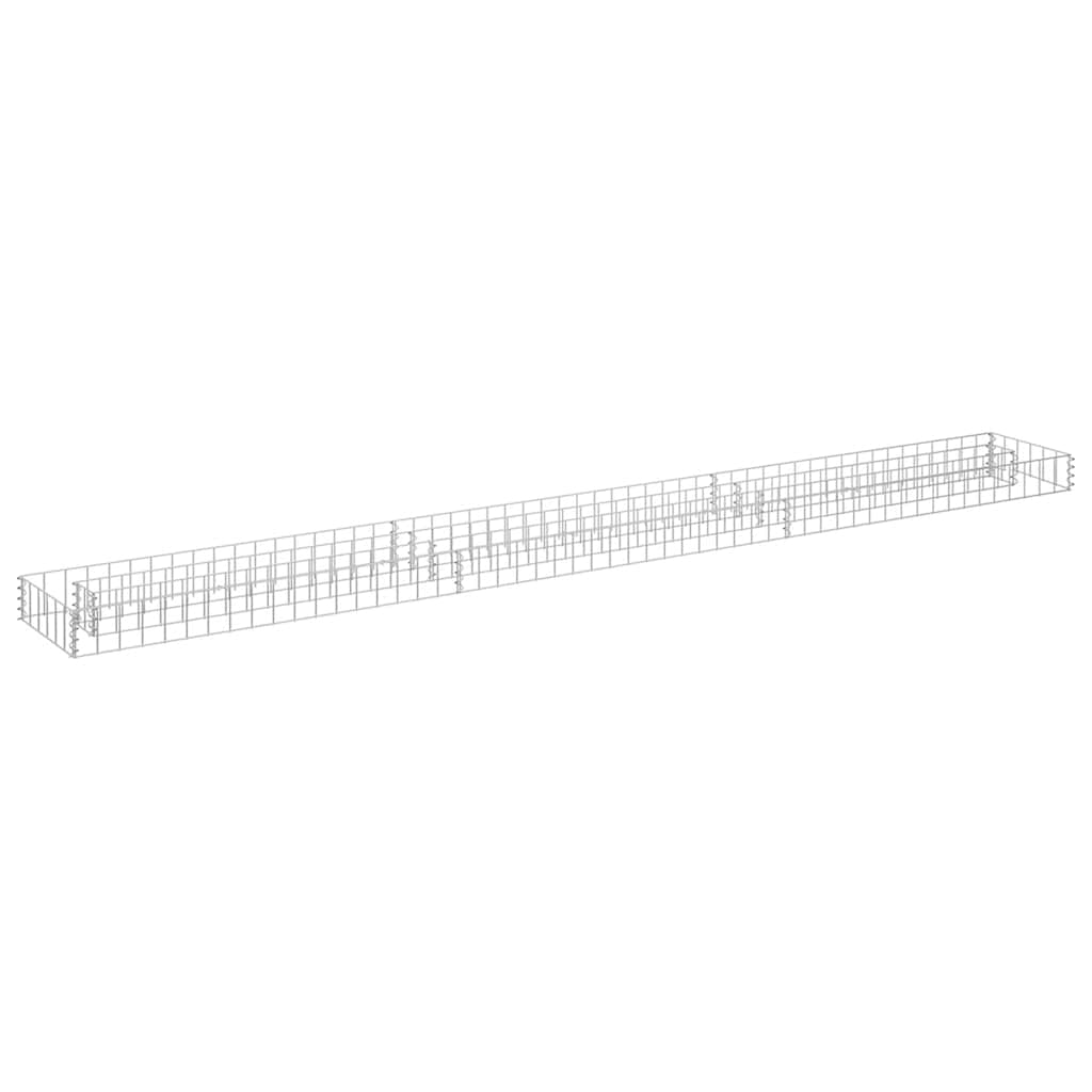 Συρματοκιβώτιο-Γλάστρα Υπερυψωμένη 270x30x10 εκ. Γαλβ. Χάλυβας - PAKOBAZAAR