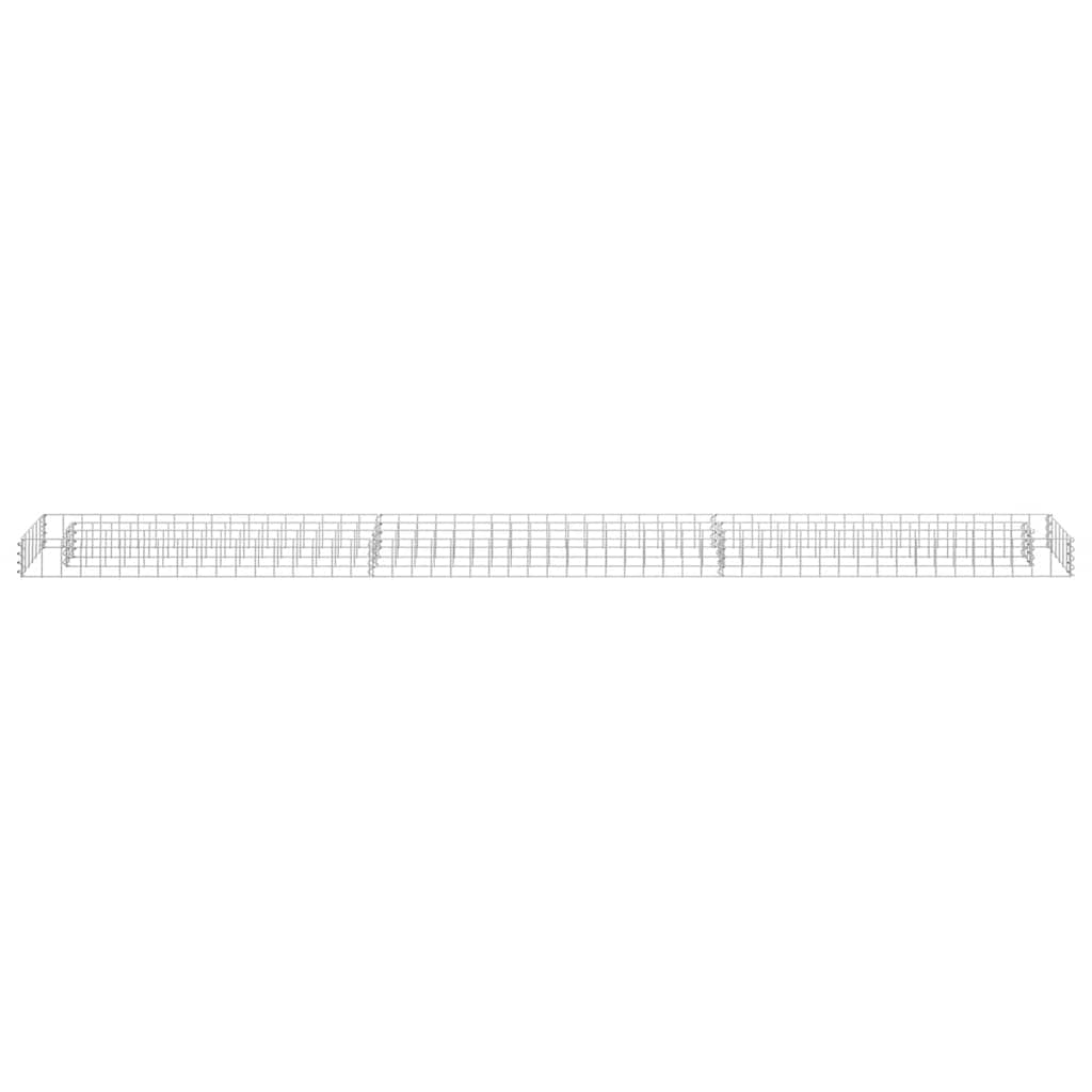 Συρματοκιβώτιο-Γλάστρα Υπερυψωμένη 270x30x10 εκ. Γαλβ. Χάλυβας - PAKOBAZAAR