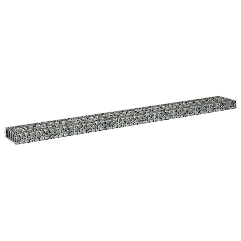 Συρματοκιβώτιο-Γλάστρα Υπερυψωμένη 270x30x10 εκ. Γαλβ. Χάλυβας - PAKOBAZAAR